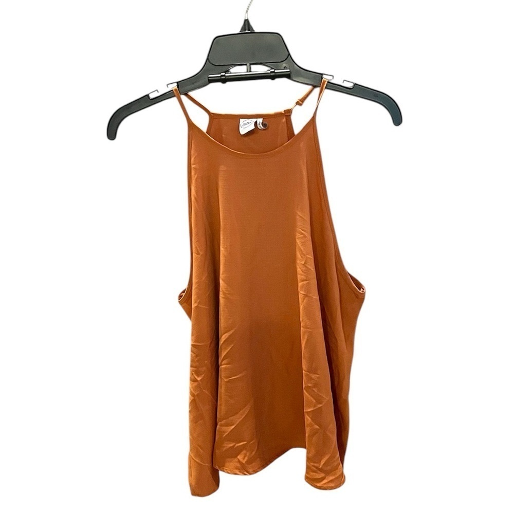 Paper Crane Rust Burnt Orange Tank size Large